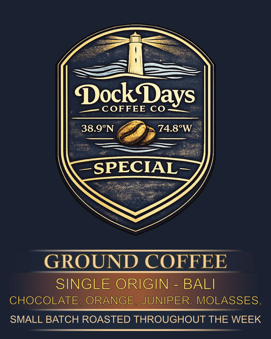 Single Origin - Bali - Dock Days Coffee