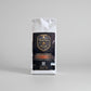Dock Day's ground coffee package on a gray background