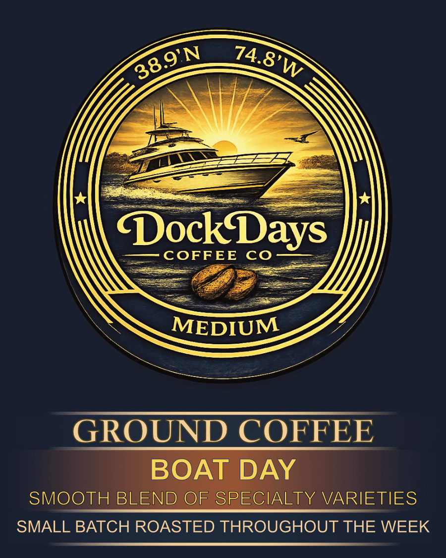 BOAT DAY (Single Use Cups) - Dock Days Coffee