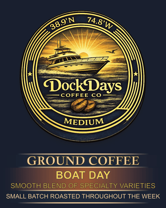 BOAT DAY (Single Use Cups) - Dock Days Coffee